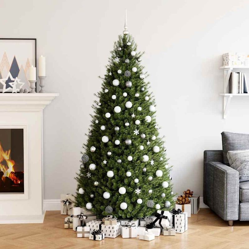 Load image into Gallery viewer, Vidaxl 111-delige kerstballenset polystyreen wit en grijs