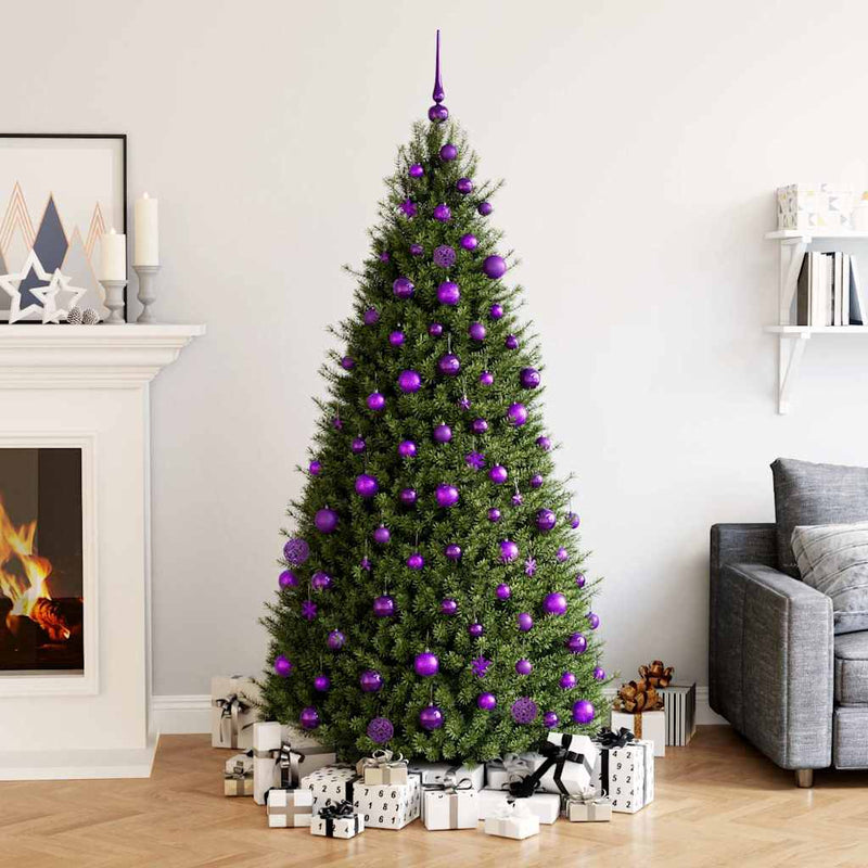 Afbeelding laden in galerijviewer, Vidaxl 111-delige kerstballenset polystyreen paars