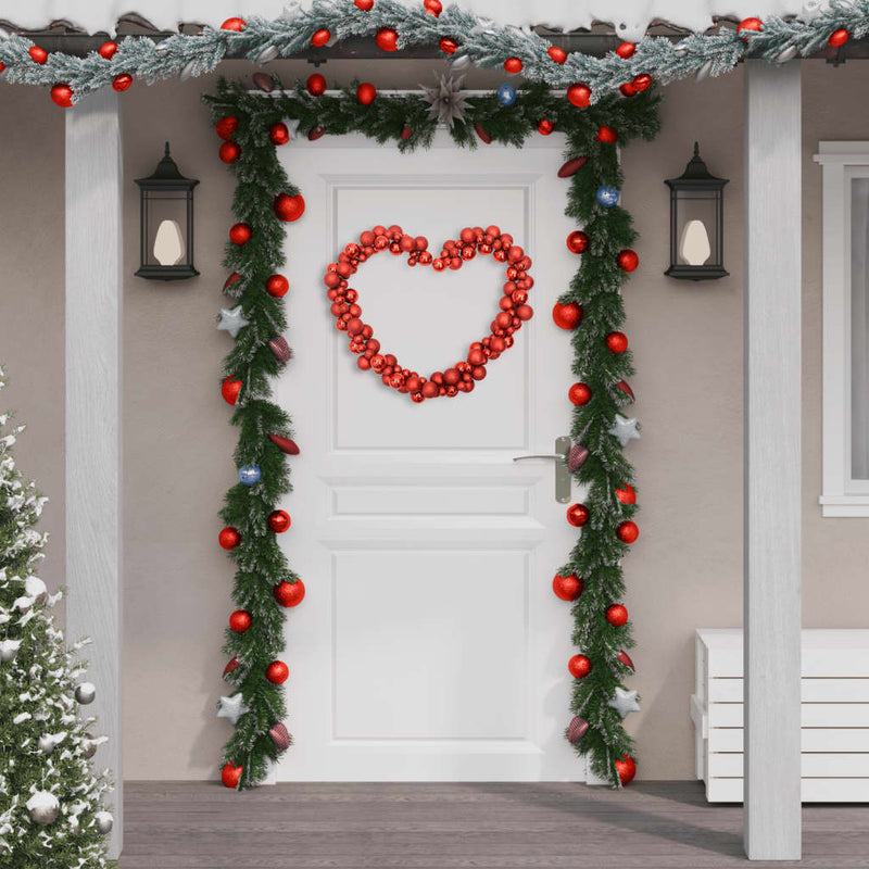Load image into Gallery viewer, VidaXL Kerstslinger ballen 175 cm polystyreen rood