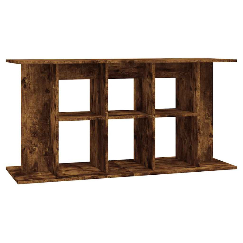 Load image into Gallery viewer, Vidaxl aquariumstandaard 120x40x60 cm bewerkt hout gerookt eikenkleur