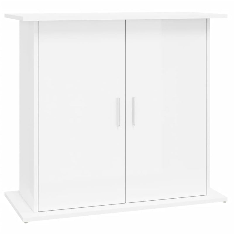 Load image into Gallery viewer, Vidaxl aquariumstandaard 81x36x73 cm bewerkt hout hoogglans wit