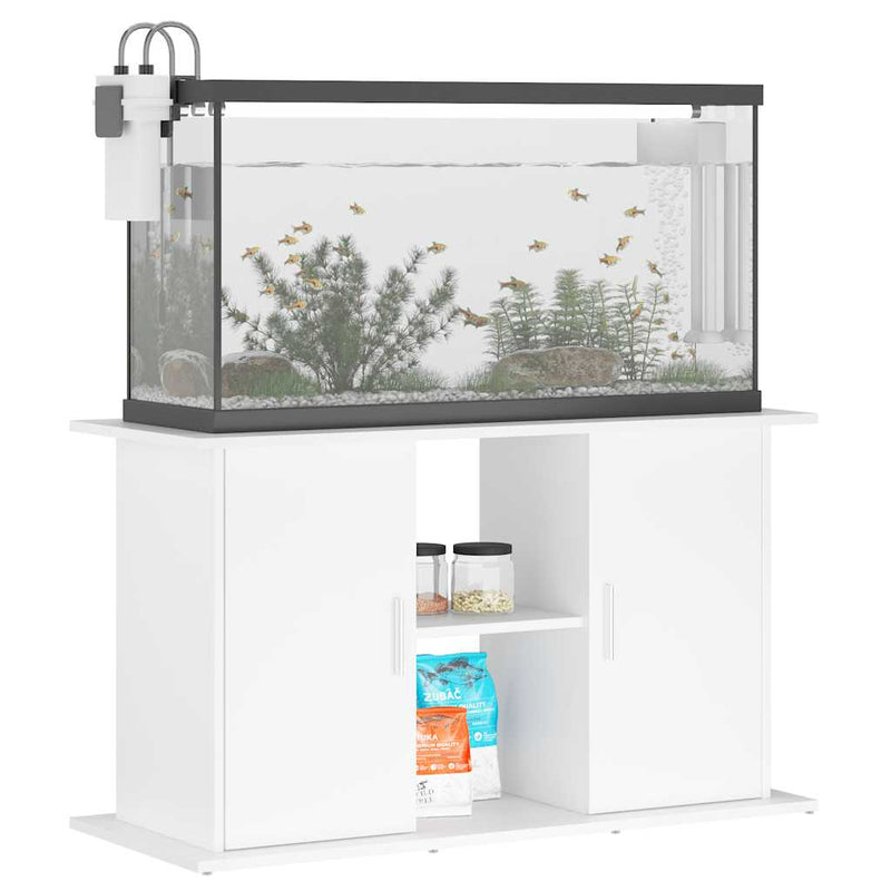 Load image into Gallery viewer, Vidaxl aquariumstandaard 101x41x58 cm bewerkt hout wit