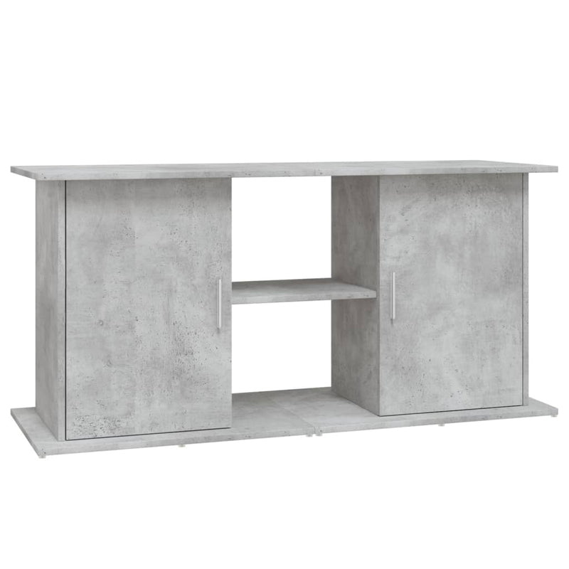 Load image into Gallery viewer, VidaXL Aquariumstandaard 121x41x58 cm bewerkt hout betongrijs