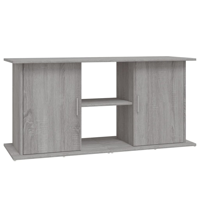 Load image into Gallery viewer, VidaXL Aquariumstandaard 121x41x58 cm bewerkt hout grijs sonoma eiken