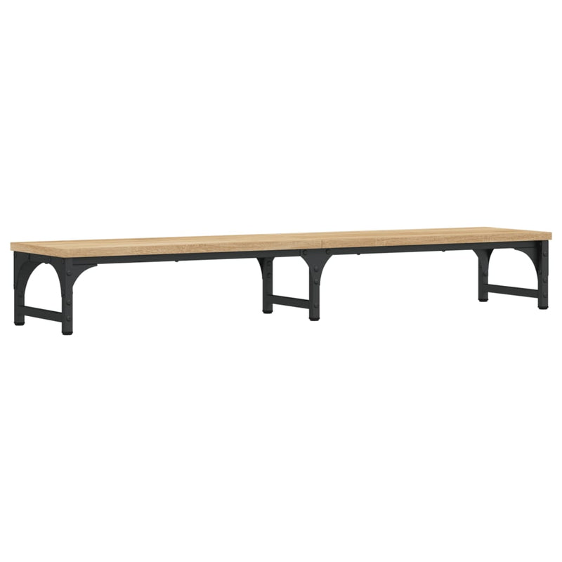 Load image into Gallery viewer, Vidaxl monitorstandaard 105x23x15,5 cm bewerkt hout sonoma eikenkleur