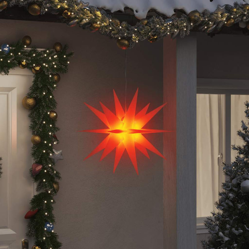 Load image into Gallery viewer, Vidaxl kerstlamp met led inklapbaar 57 cm rood