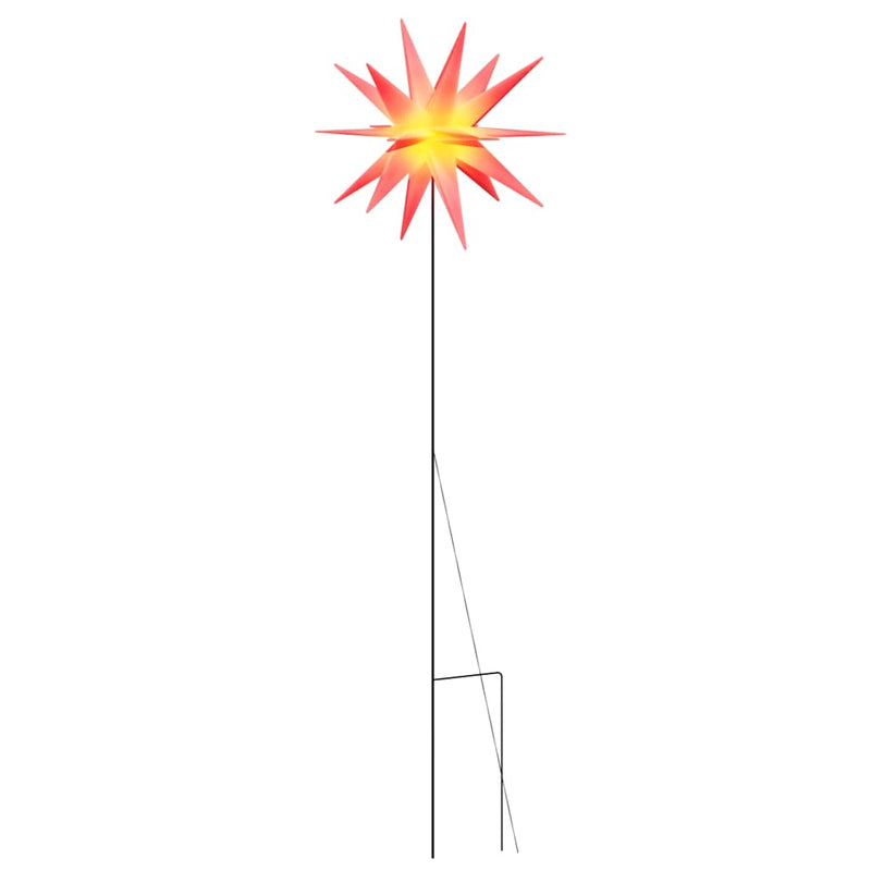 Load image into Gallery viewer, Vidaxl kerstlamp met grondpin en led inklapbaar 57 cm rood