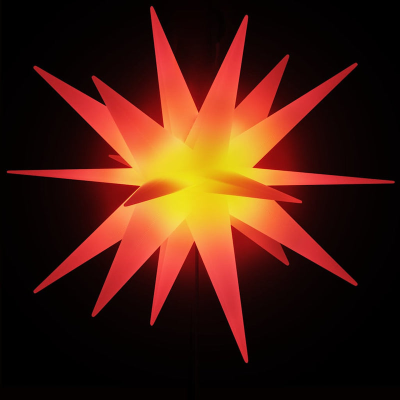 Load image into Gallery viewer, Vidaxl kerstlamp met grondpin en led inklapbaar 57 cm rood