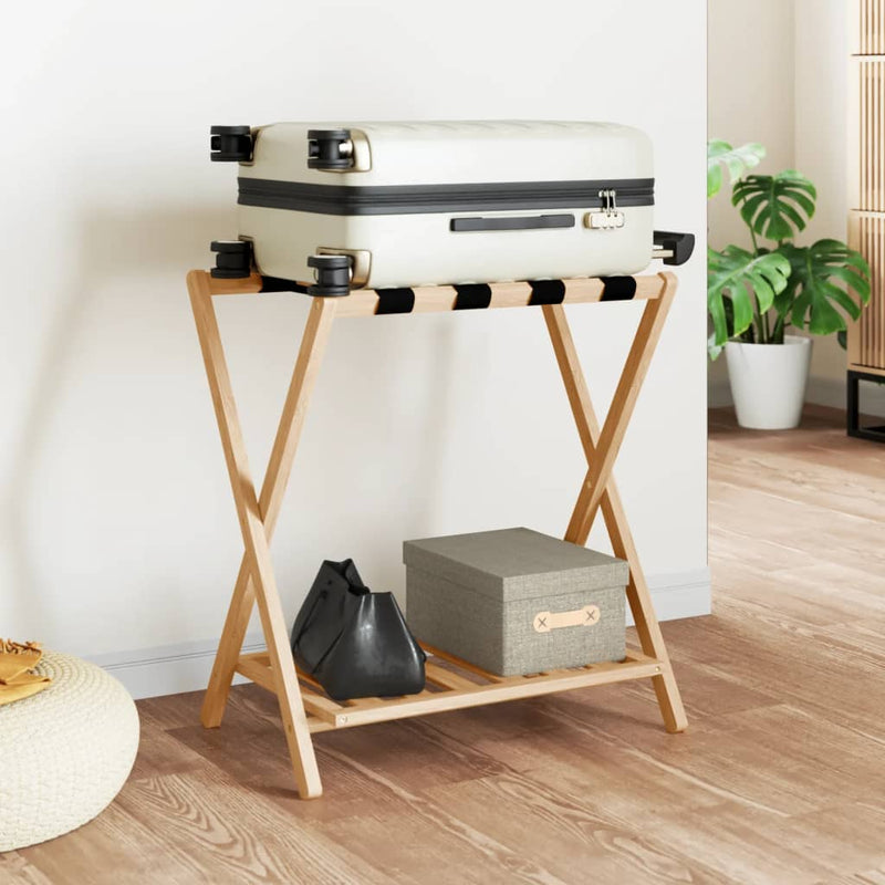 Load image into Gallery viewer, Vidaxl bagagerek 68x38x58 cm bamboe