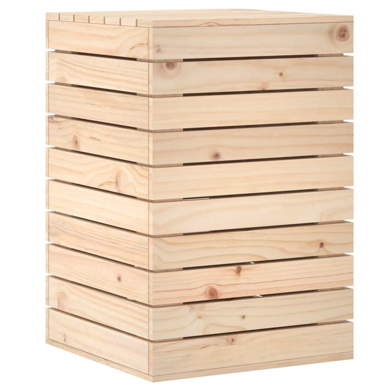Afbeelding laden in galerijviewer, Vidaxl wasmand 44x44x66 cm massief grenenhout