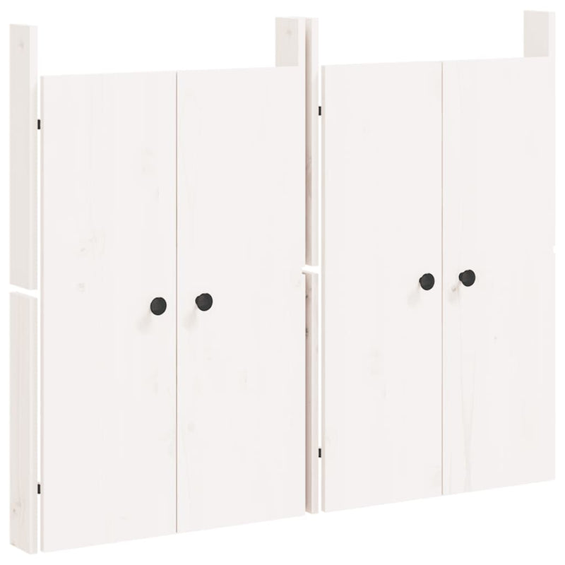 Load image into Gallery viewer, Vidaxl kastdeurtjes voor buitenkeuken meppel 2 st 50x9x82 cm grenenhout wit