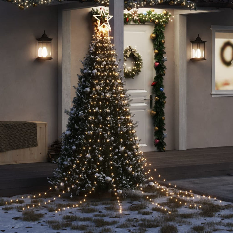 Load image into Gallery viewer, Vidaxl kerstboomverlichting 320 warmwitte led's 375 cm