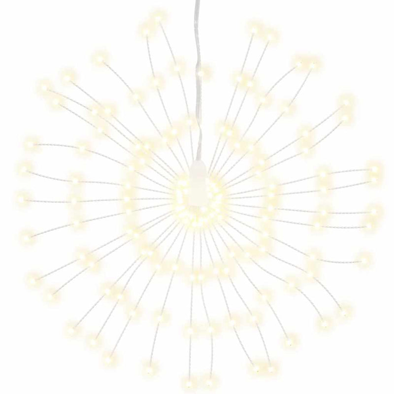 Load image into Gallery viewer, Vidaxl kerstverlichting vuurwerk 4 st 140 warmwitte led's 17 cm