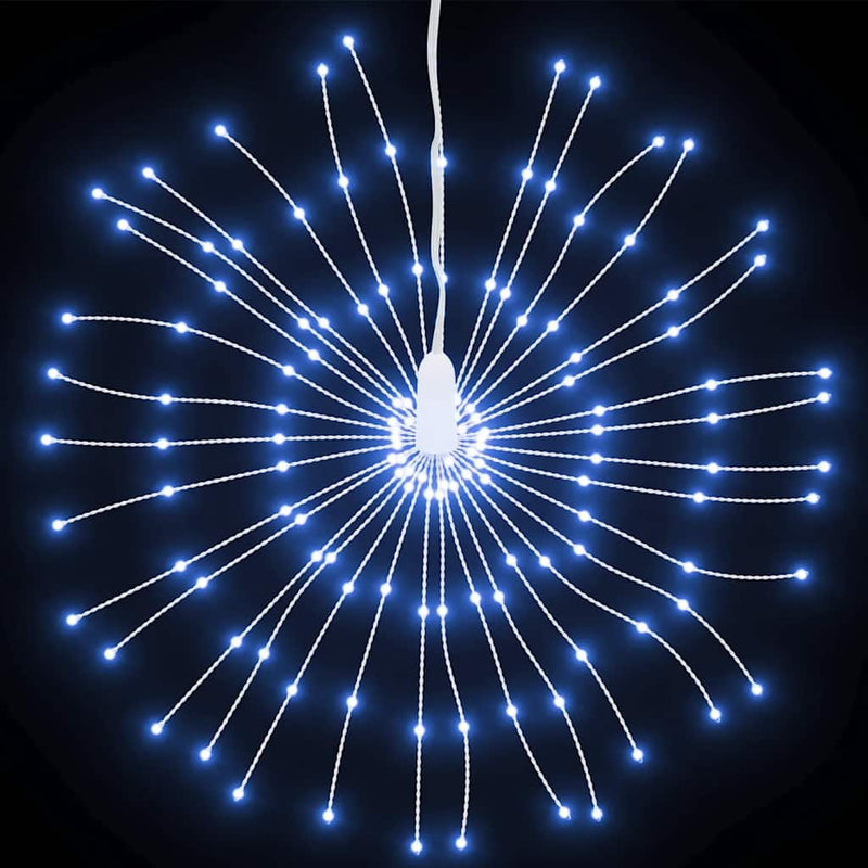 Load image into Gallery viewer, VidaXL Kerstverlichting vuurwerk 140 koudwitte LED's 17 cm