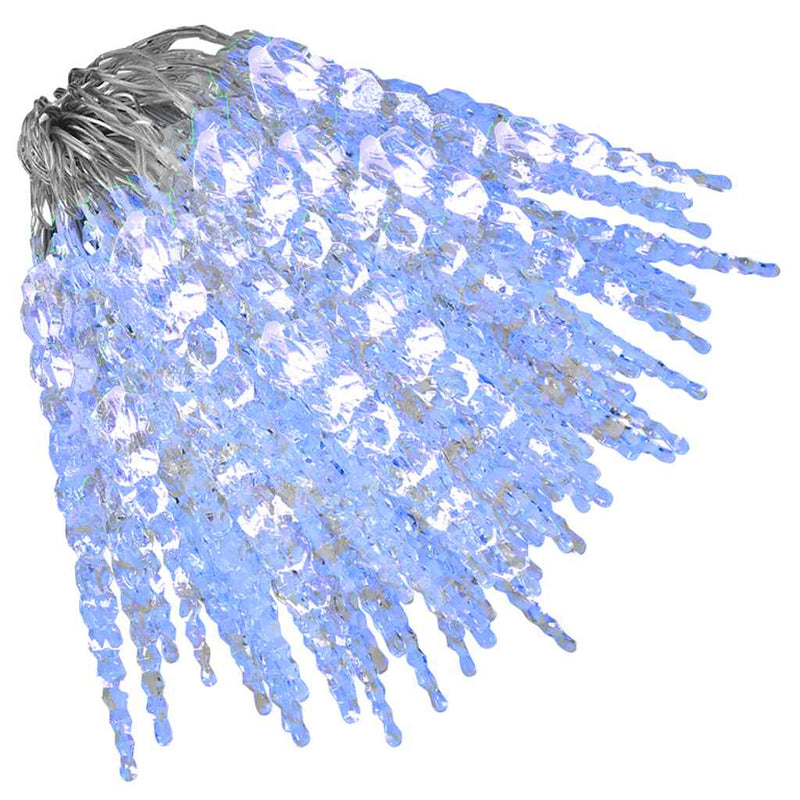 Load image into Gallery viewer, Vidaxl kerstverlichting ijspegels 200 blauwe led's 20 m acryl pvc