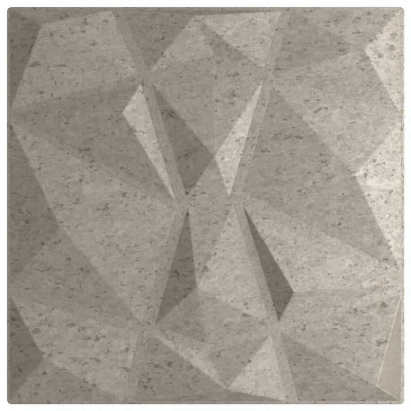 Load image into Gallery viewer, Vidaxl 24 st wandpanelen diamant 6 m² 50x50 cm xps betongrijs