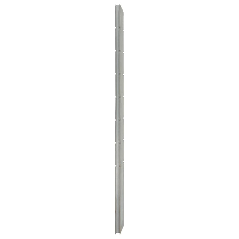 Load image into Gallery viewer, VidaXL Schuttingpalen 10 st 200 cm gegalvaniseerd staal zilverkleurig