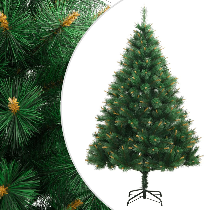 Load image into Gallery viewer, Vidaxl kunstkerstboom met scharnieren en standaard 240 cm