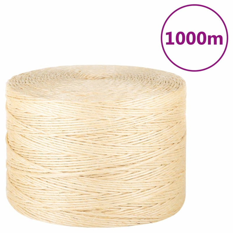 Load image into Gallery viewer, Vidaxl touw 3 mm 1000 m 100% sisal
