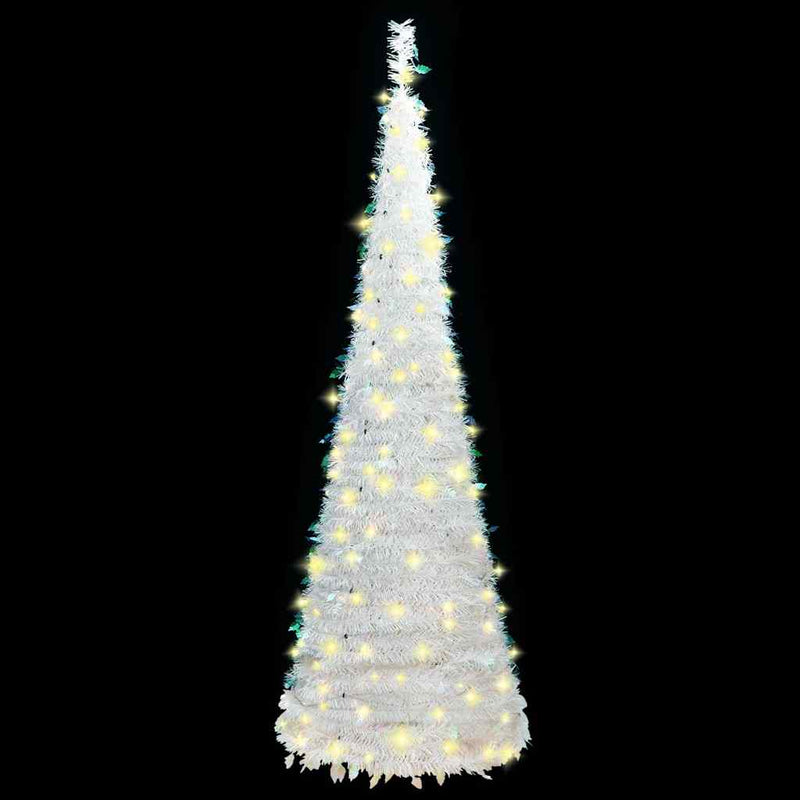 Chargez l'image dans la visionneuse de la galerie, Vidaxl kunstkerstboom pop-up 150 led's 180 cm wit