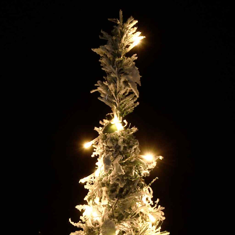 Load image into Gallery viewer, Vidaxl kunstkerstboom pop-up met sneeuw 100 led's 150 cm