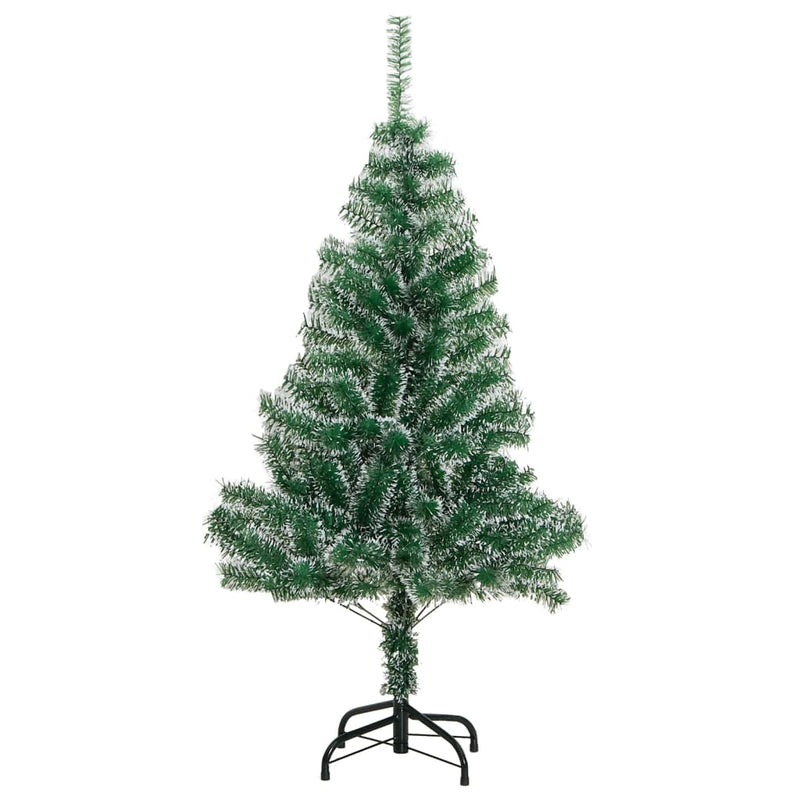 Load image into Gallery viewer, Vidaxl kunstkerstboom met sneeuw 120 cm groen
