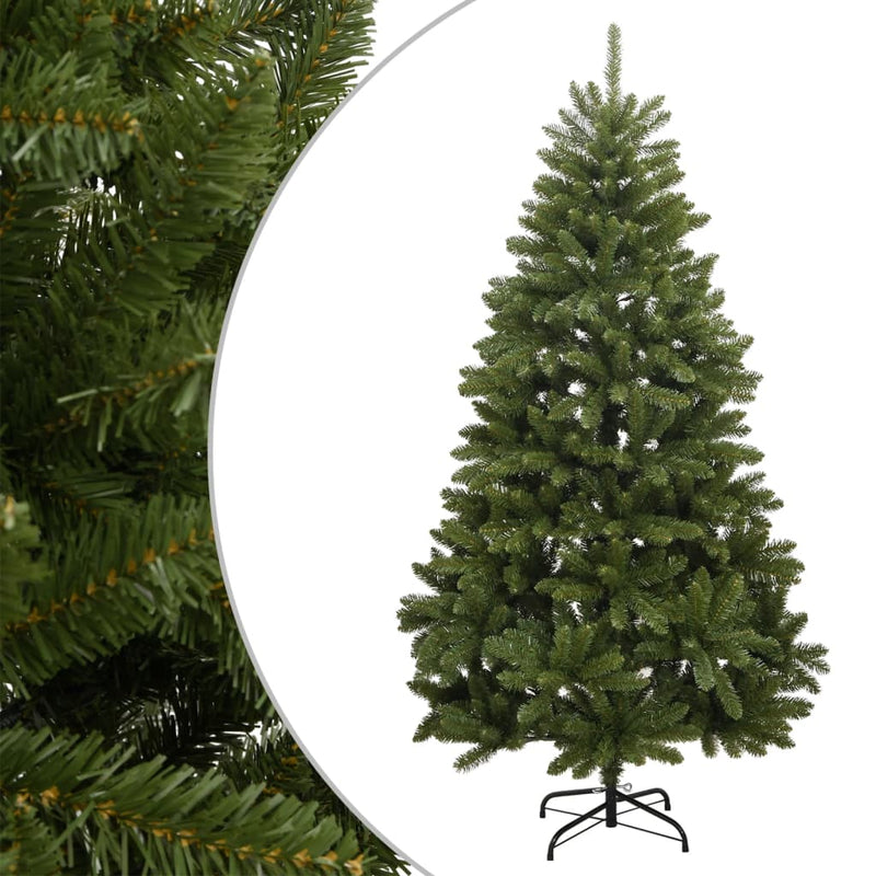 Load image into Gallery viewer, Vidaxl kunstkerstboom met scharnieren en standaard 270 cm groen