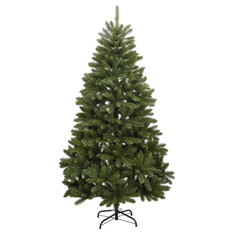 Load image into Gallery viewer, Vidaxl kunstkerstboom met scharnieren en standaard 270 cm groen