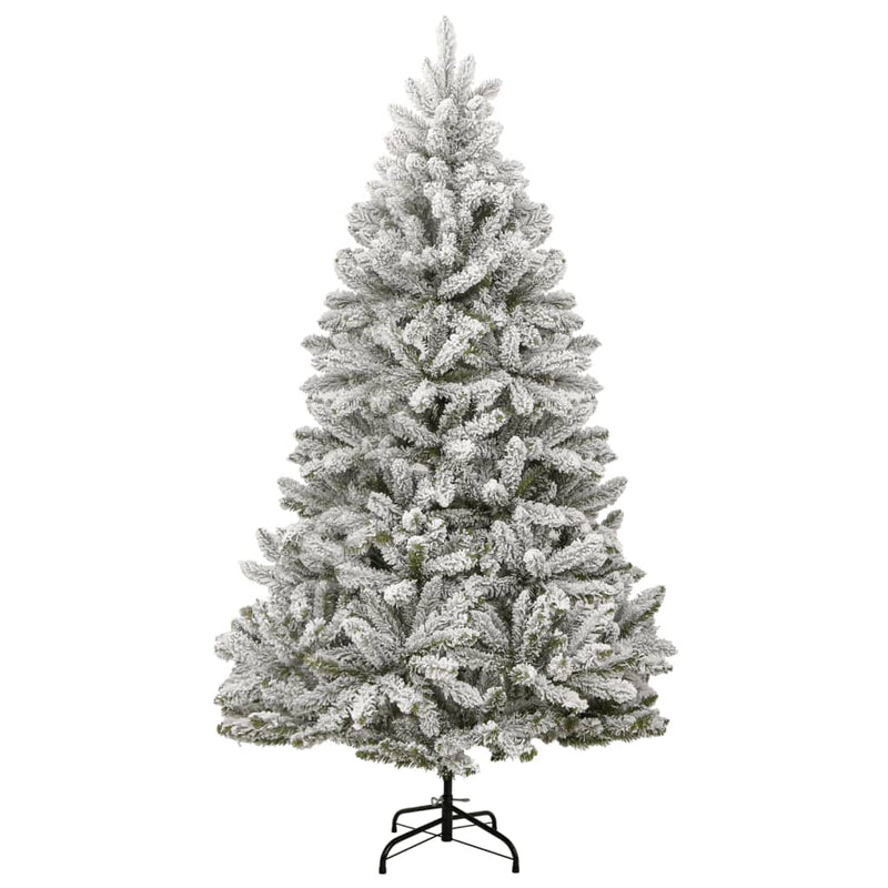 Load image into Gallery viewer, Vidaxl kunstkerstboom met scharnieren en sneeuw 300 cm