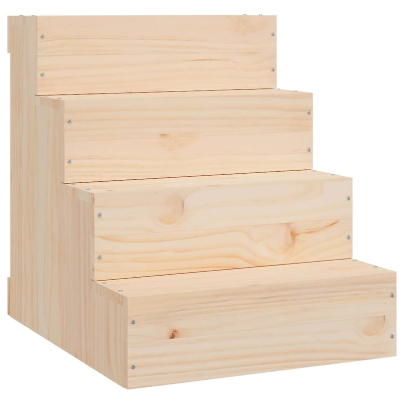 Load image into Gallery viewer, Vidaxl huisdierentrap 40x49x47 cm massief grenenhout