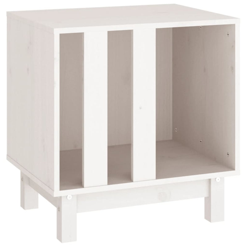 Load image into Gallery viewer, VidaXL Hondenhok 50x40x52 cm massief grenenhout wit
