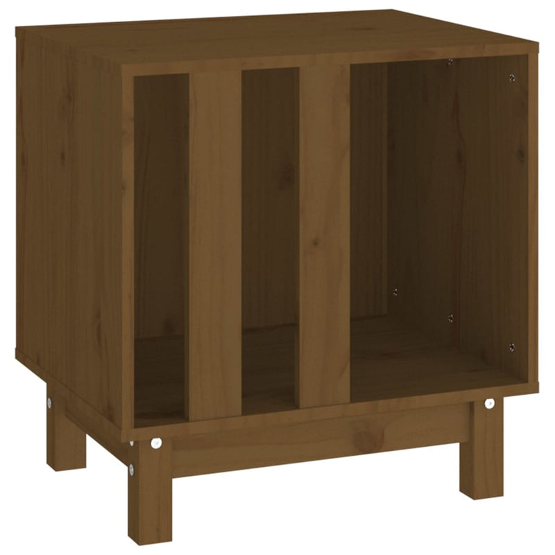 Afbeelding laden in galerijviewer, Vidaxl hondenhok 50x40x52 cm massief grenenhout honingbruin