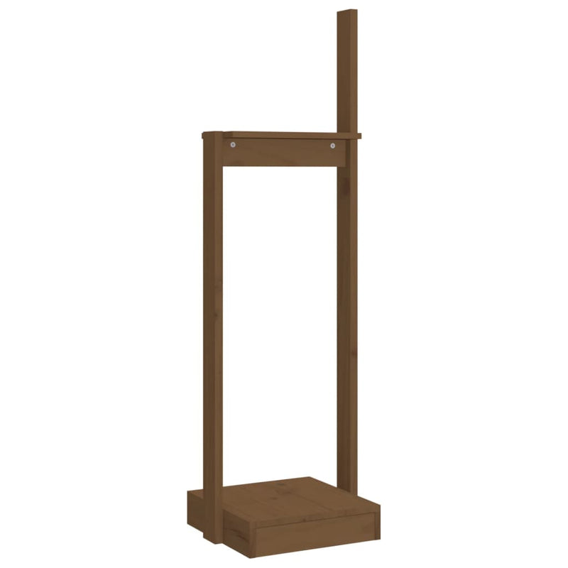 Load image into Gallery viewer, Vidaxl houtblokhouder 33,5x30x110 cm massief grenenhout honingbruin