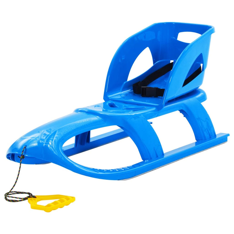 Load image into Gallery viewer, Vidaxl slee met zitje 102,5x40x23 cm polypropeen blauw