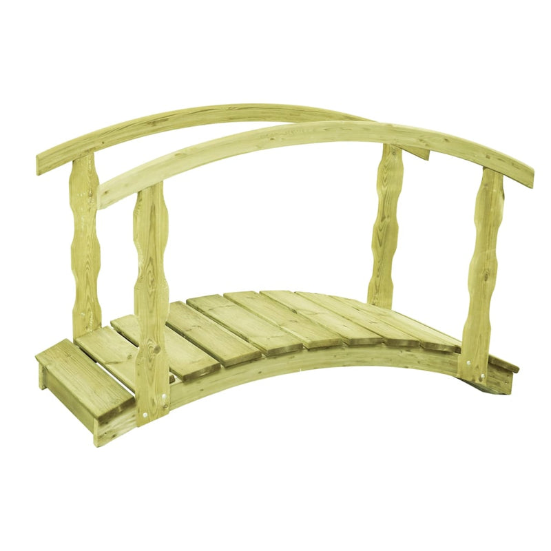 Load image into Gallery viewer, VidaXL B-stock Tuinbrug 170x74x105 cm geïmpregneerd massief grenenhout