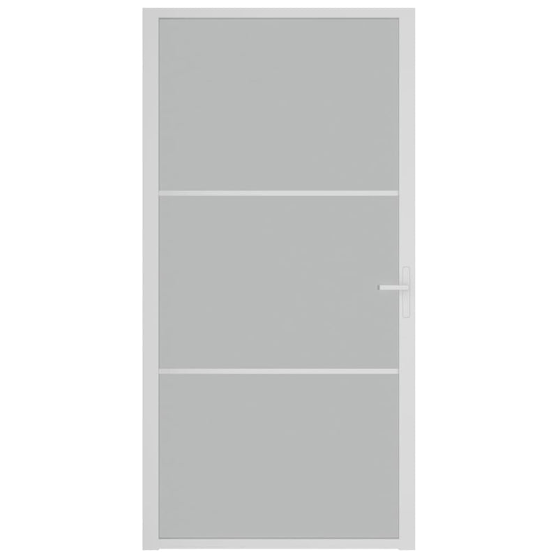 Load image into Gallery viewer, VidaXL Binnendeur 102,5x201,5 cm matglas en aluminium wit