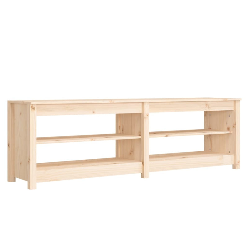 Load image into Gallery viewer, Vidaxl schoenenbank 160x36,5x50 cm massief grenenhout