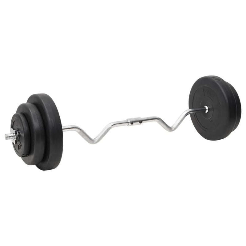 Load image into Gallery viewer, VidaXL Halterset met gewichten curl 60 kg