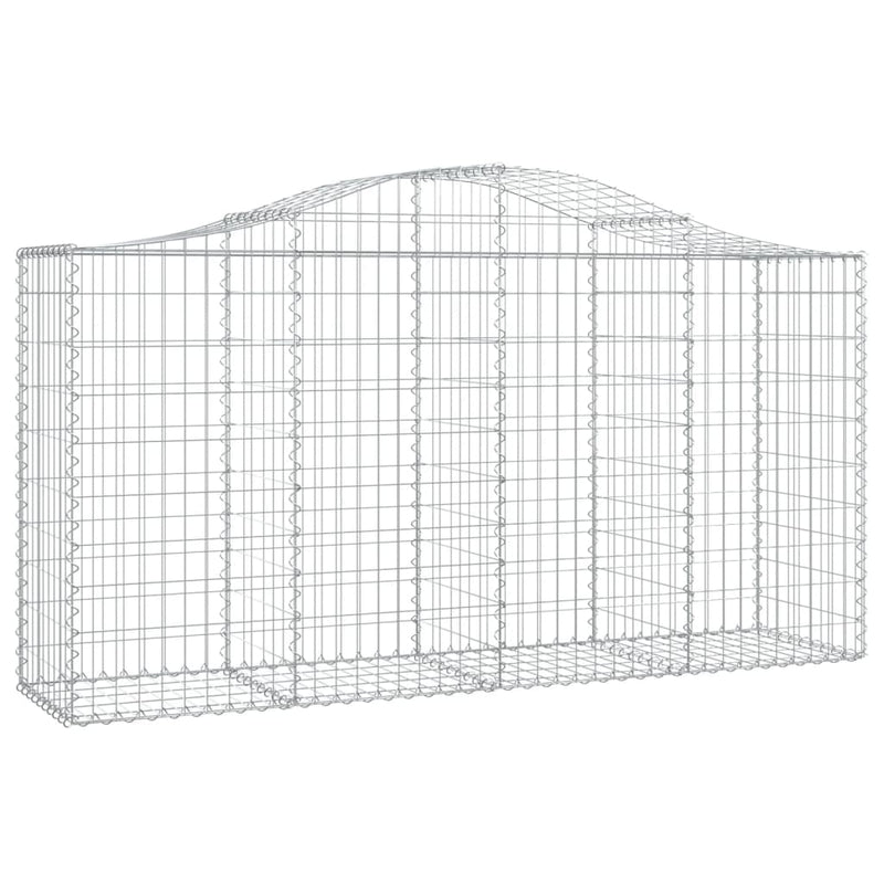 Load image into Gallery viewer, VidaXL Schanskorven 4 st gewelfd 200x50x100 120 cm ijzer
