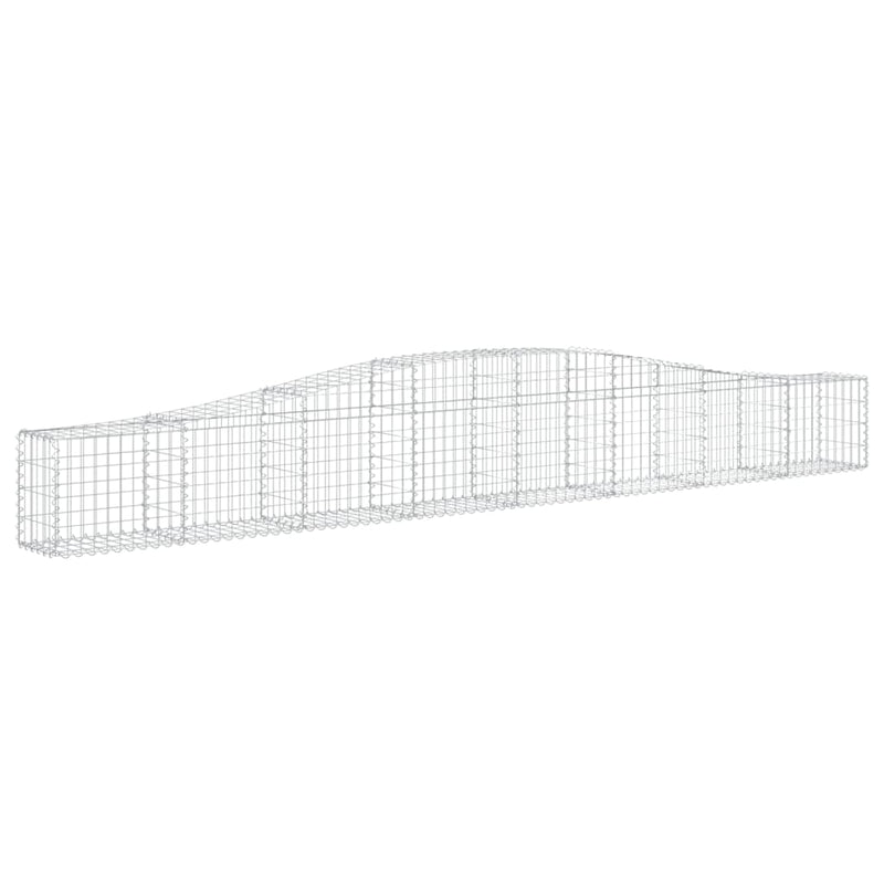 Load image into Gallery viewer, VidaXL Schanskorven 4 st gewelfd 400x30x40 60 cm ijzer