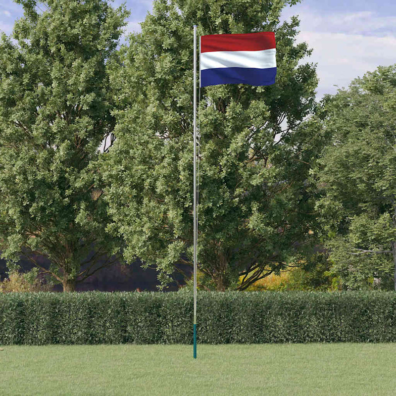 Load image into Gallery viewer, VidaXL Vlag met vlaggenmast Nederland 6,23 m aluminium