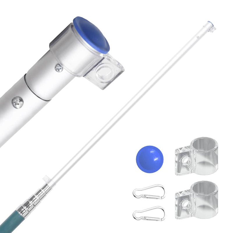 Load image into Gallery viewer, VidaXL Vlag met vlaggenmast Denemarken 5,55 m aluminium