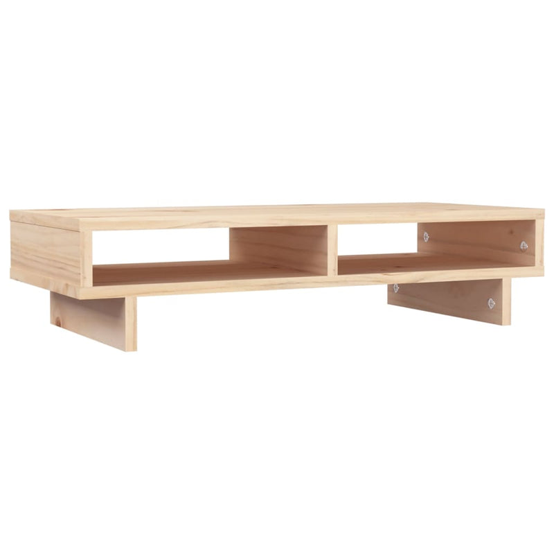 Load image into Gallery viewer, Vidaxl monitorstandaard 60x27x14 cm massief grenenhout