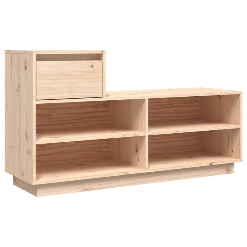 Load image into Gallery viewer, Vidaxl schoenenkast 110x34x61 cm massief grenenhout