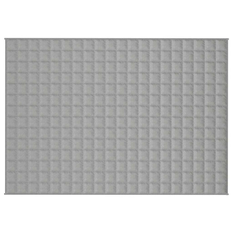 Afbeelding laden in galerijviewer, Vidaxl verzwaringsdeken 138x200 cm 10 kg stof grijs