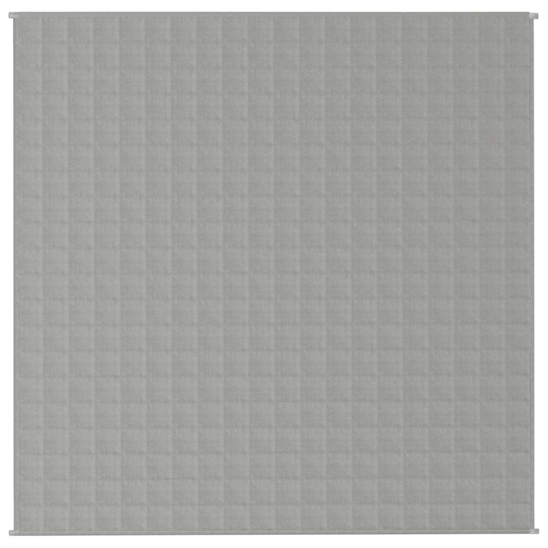 Afbeelding laden in galerijviewer, Vidaxl verzwaringsdeken 200x200 cm 9 kg stof grijs