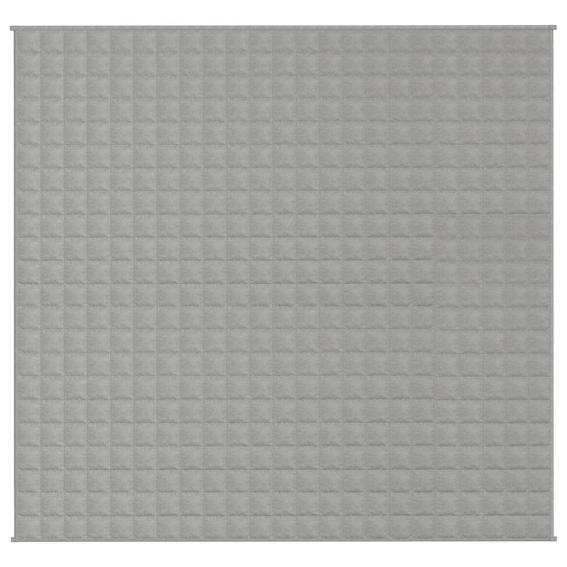 Load image into Gallery viewer, Vidaxl verzwaringsdeken 220x235 cm 11 kg stof grijs
