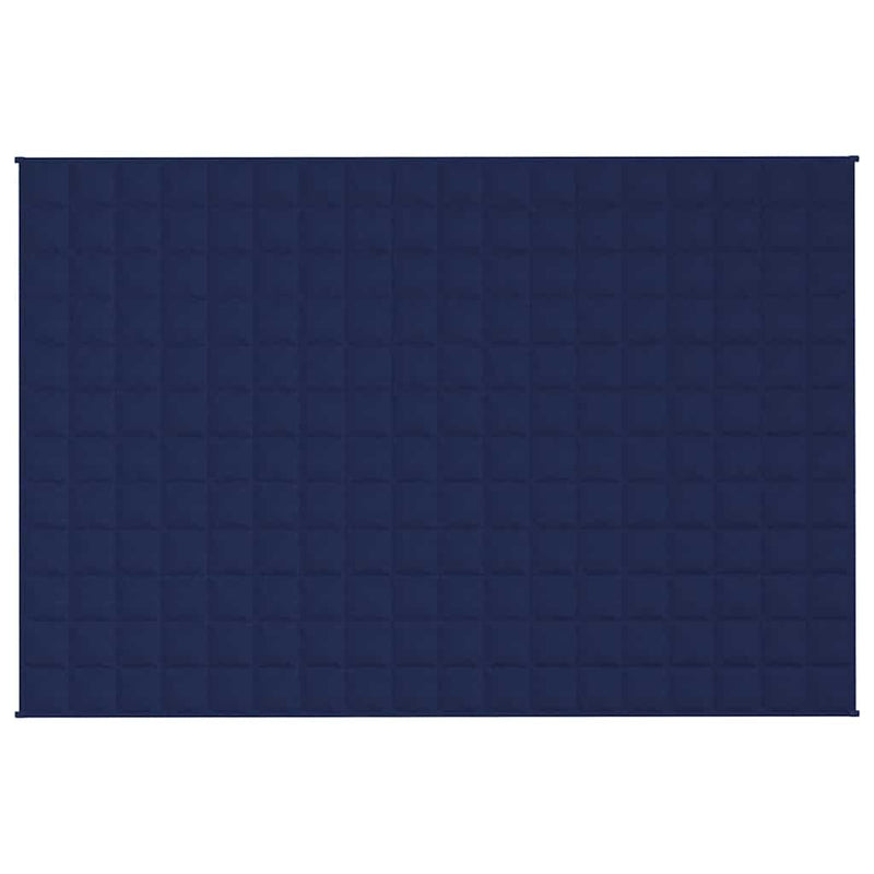 Afbeelding laden in galerijviewer, Vidaxl verzwaringsdeken 120x180 cm 5 kg stof blauw