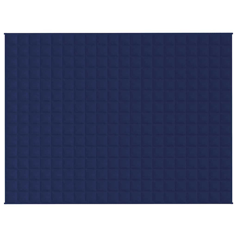 Load image into Gallery viewer, Vidaxl verzwaringsdeken 150x200 cm 7 kg stof blauw