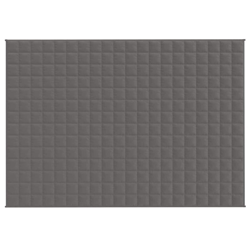 Load image into Gallery viewer, Vidaxl verzwaringsdeken 138x200 cm 10 kg stof grijs
